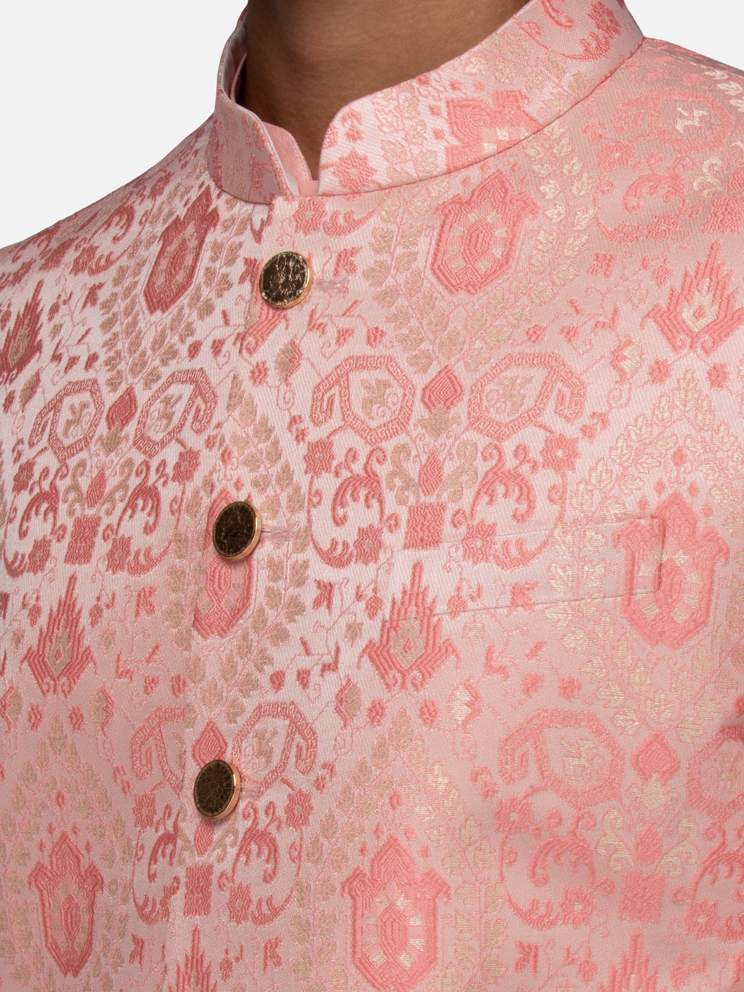 Blush pink Rajputana sherwani