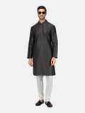 Charcoal Elegance Ethnic Kurta