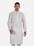 Ivory Twinkle Embroidered Kurta