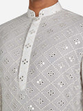 Ivory Twinkle Embroidered Kurta