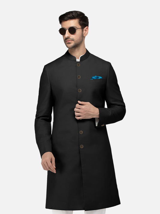 Majestic Black Sherwani 1500