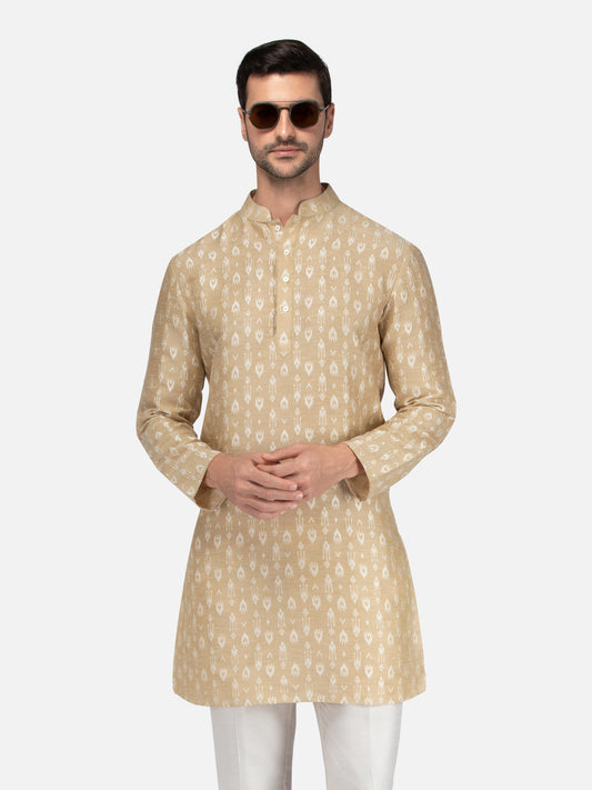 Rustic Khaki Kurta 1500