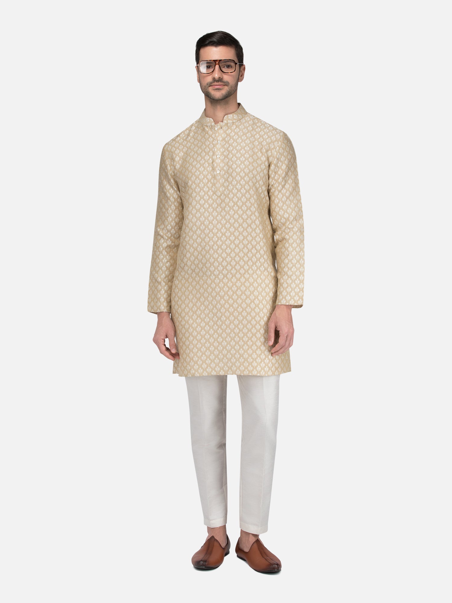 Serene Khaki Creations Kurta