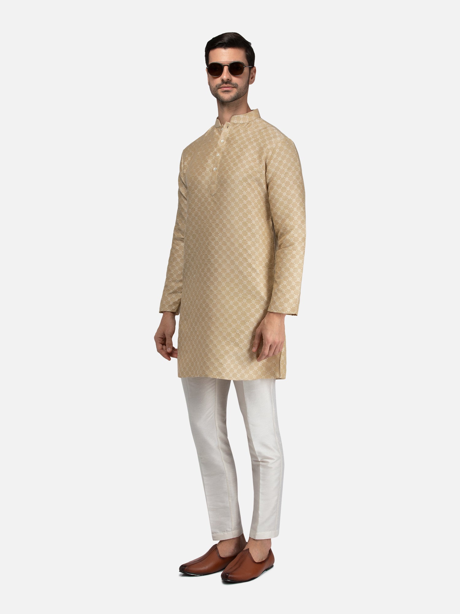 Zen Khaki Kurta