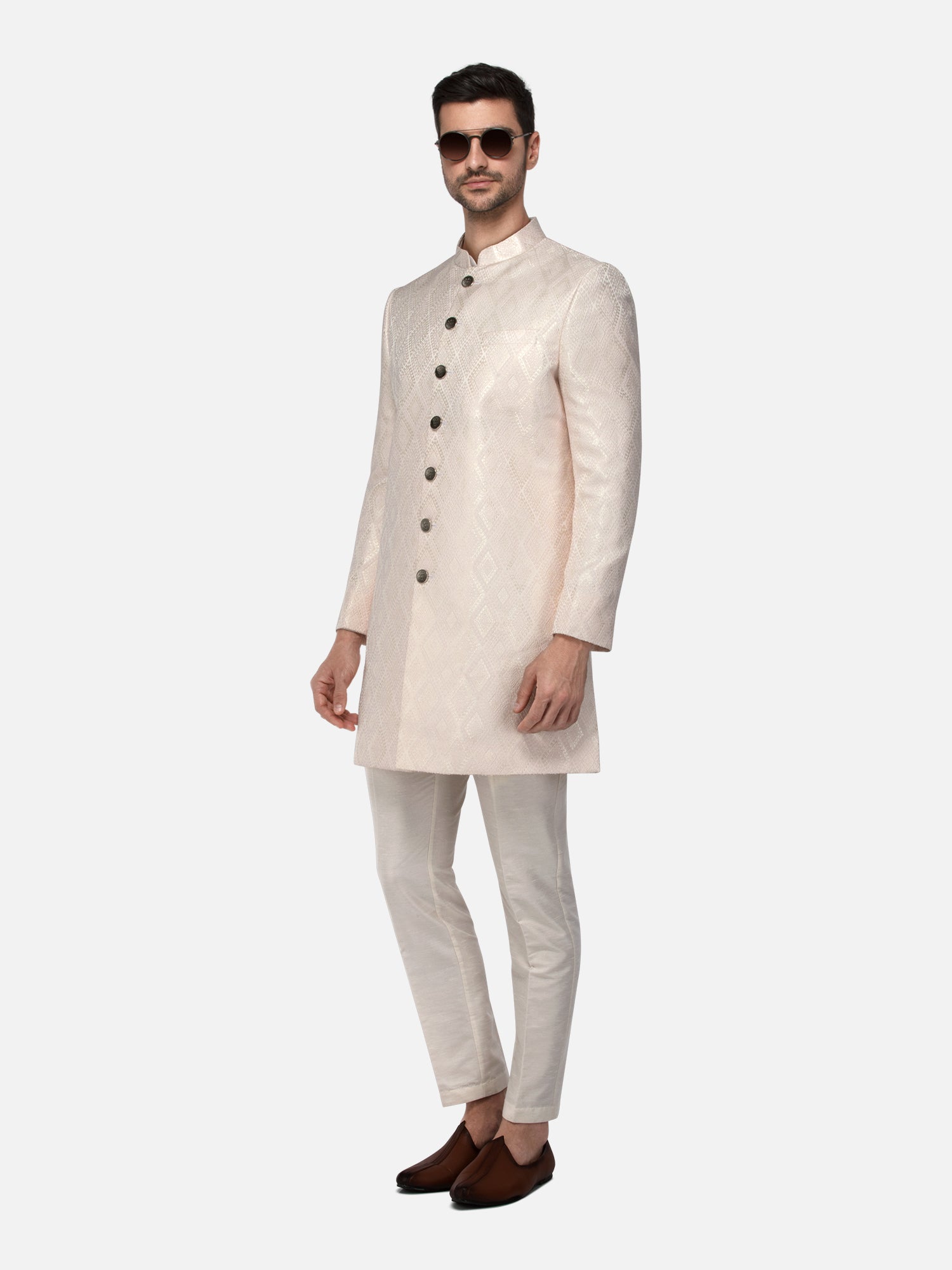 Blush Pink Daimond Sherwani