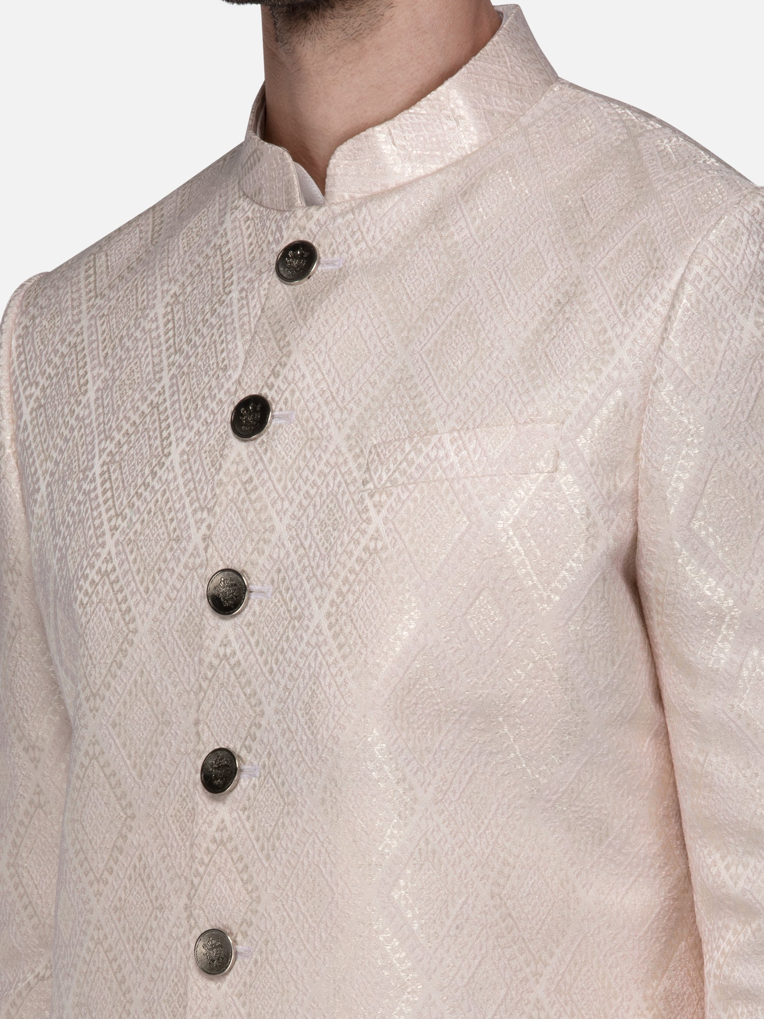 Blush Pink Daimond Sherwani